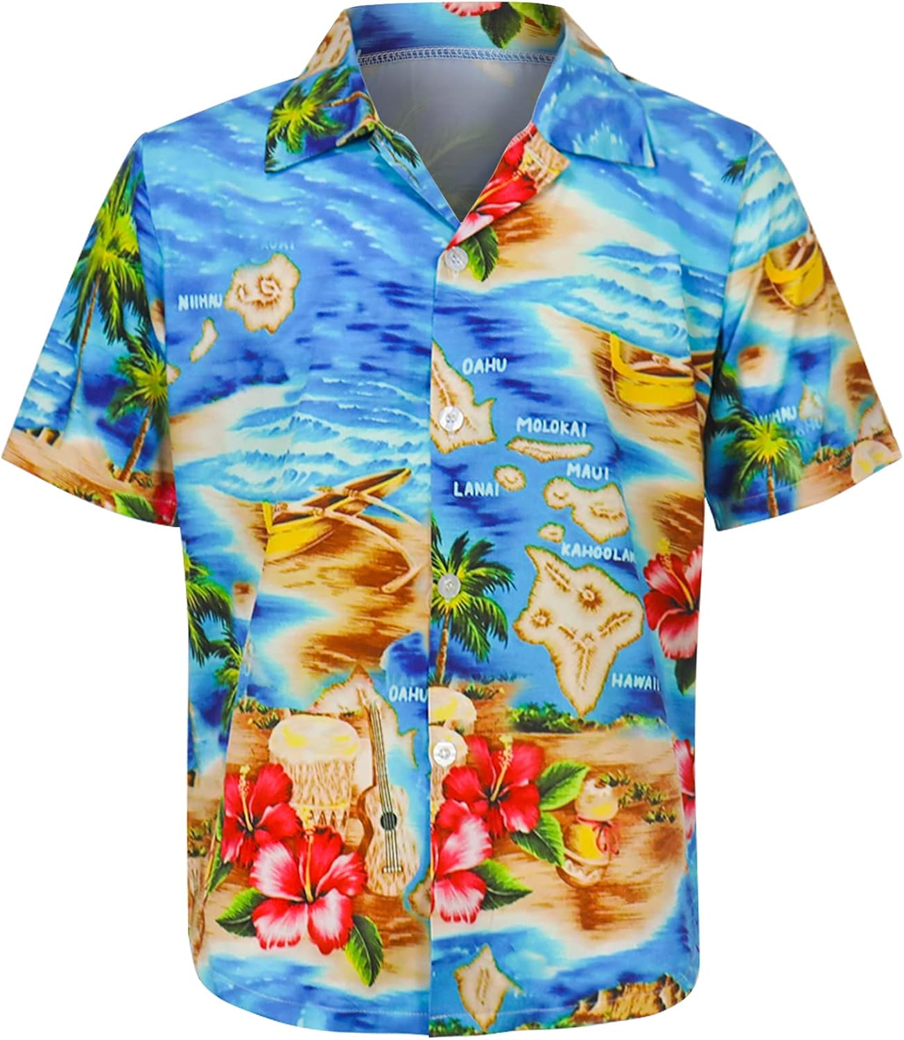 Aloha Hawaiian Shirts for Men - Funky 