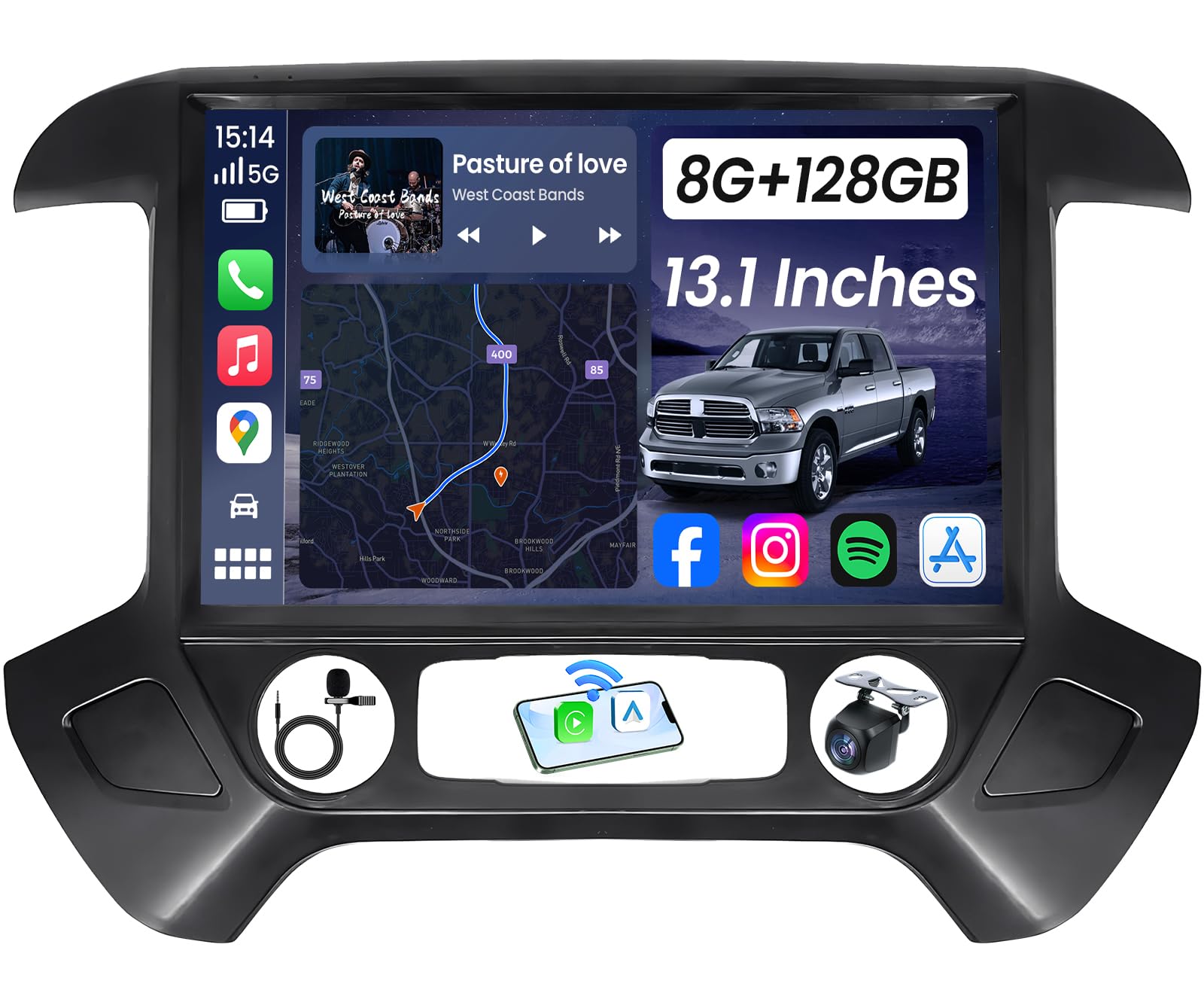 Jufodrca 13.1 inch Car Radio