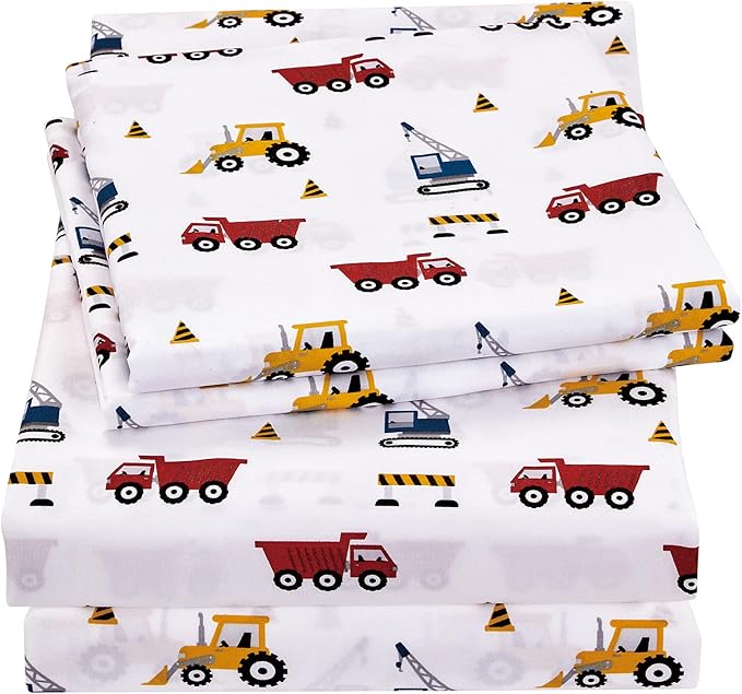 Viviland Kids Twin Sheet Set Twin Size Printed Boys Bed Sheets Kids Boys Toddlers Breathable