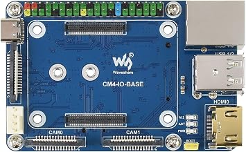 Mini Base Board/Mini-Computer Full Version, Designed for Raspberry Pi Compute Module 4, USB HDMI Adapter Optional CM4-IO-BASE-B