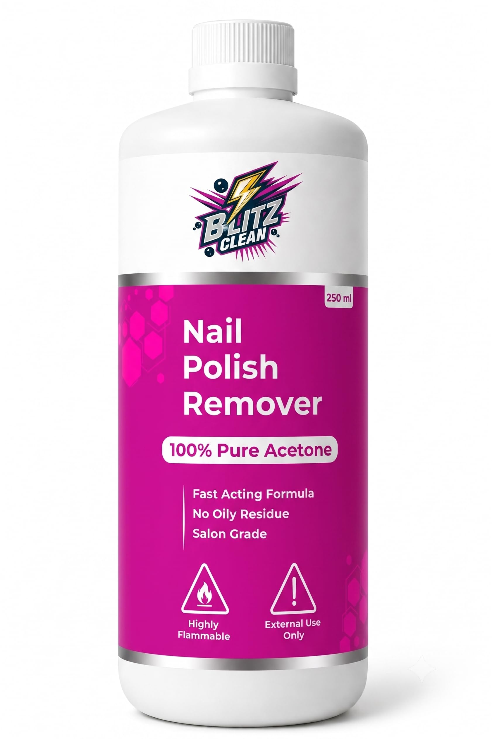 generic Blitz Clean Acetone | Nail Polish Remover | Cleaning Glass Remover | Remove Paint And Stuff Marks | Clear | (250 ML)-picture-33