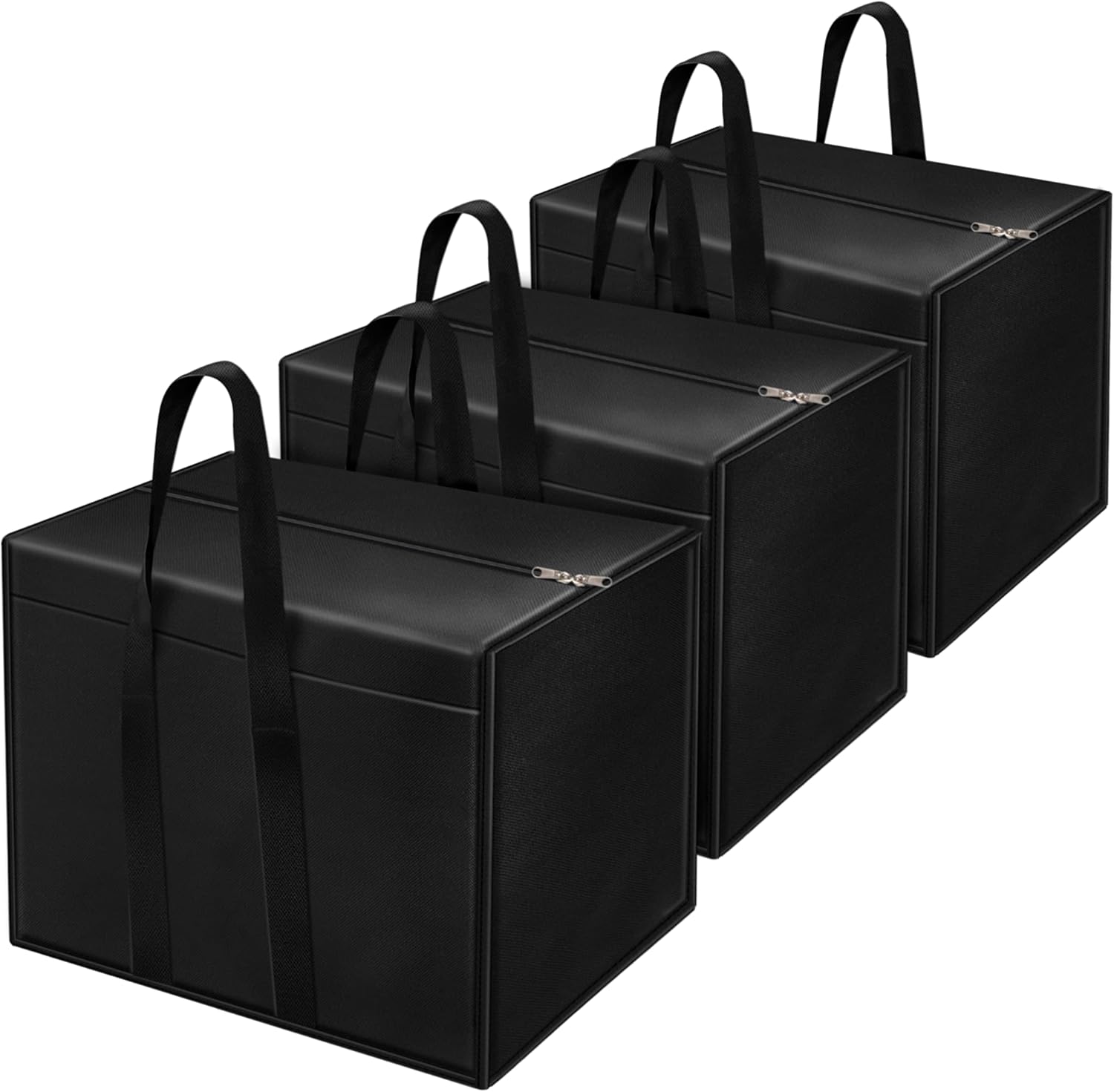 Storite 3 Pack Nylon 85 L Moisture Proof Multi-Purpose Underbed Storage Bag