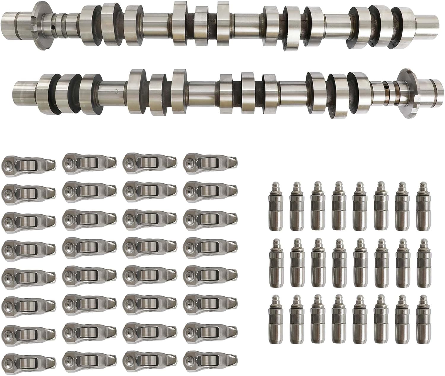 5.4 Camshaft Lifters Rocker Arms Kit, Left and Right Cam Fit For Ford F150 F350 Mu stang Expedition Explorer Lincoln Mark Na vigator 5.4L 3V 2004-2014 5L1Z6250AA 5L1Z6250BB 5L1Z-6500A 3L3Z-6564-BA