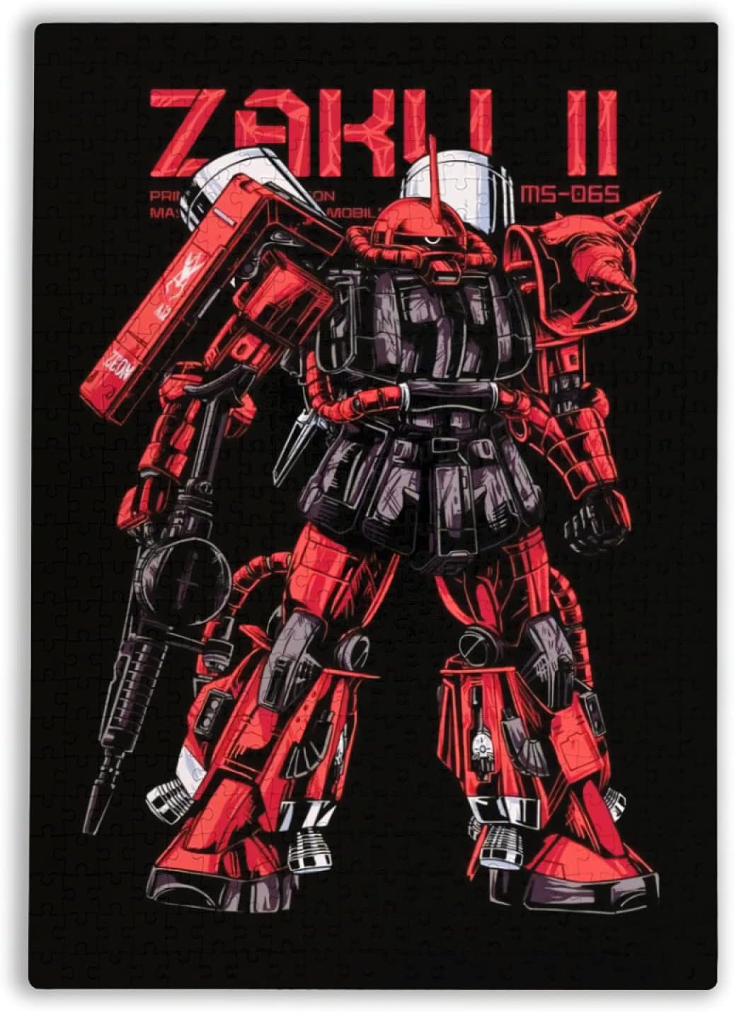光る！　ジグソーパズル THE RED COMET 赤い彗星のシャア ガンダム ザク ジグソーパズル Amazon】光る! ジグソーパズル THE RED