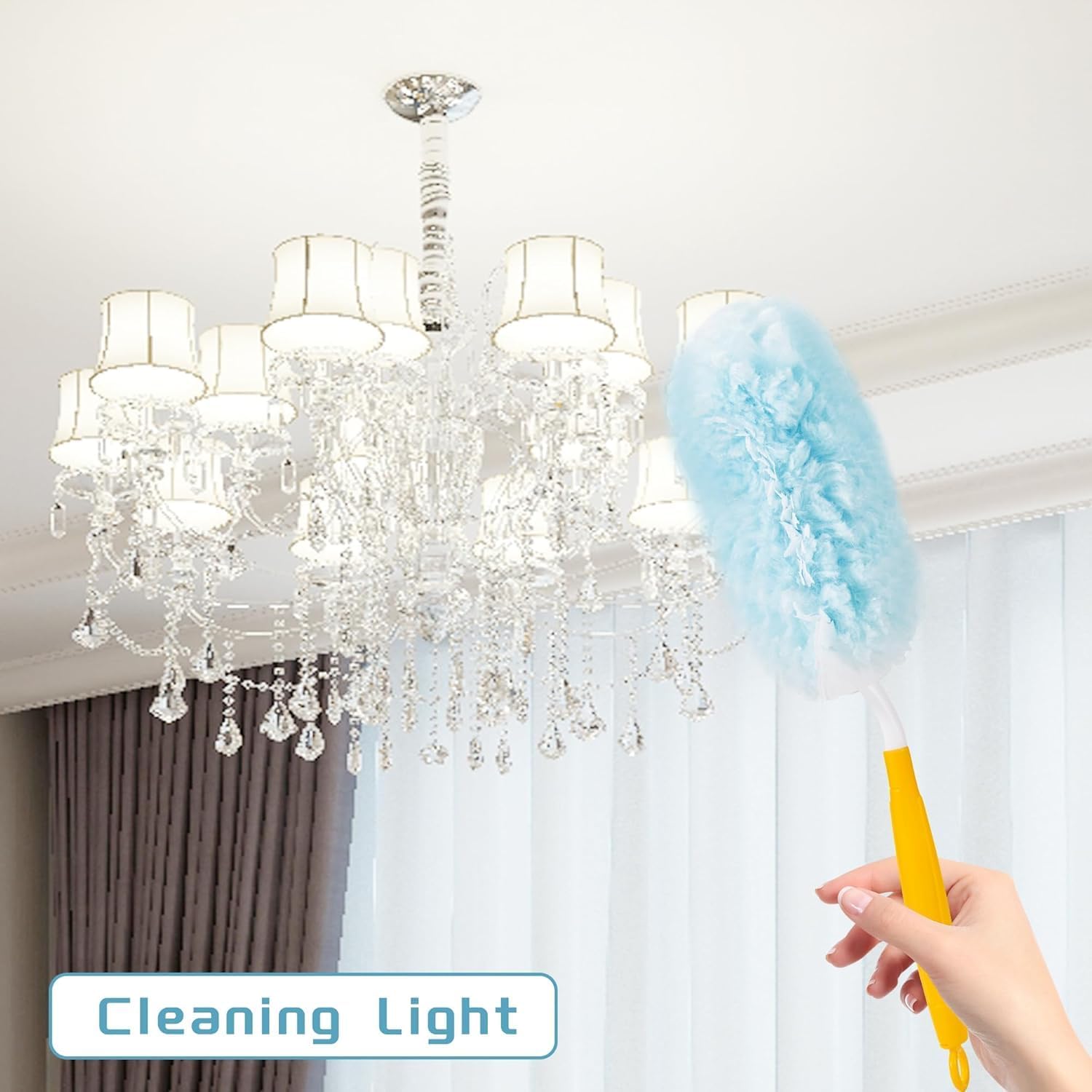 Duster Refills for Swiffer Duster Handle, 360° Heavy Duty Duster Refills,