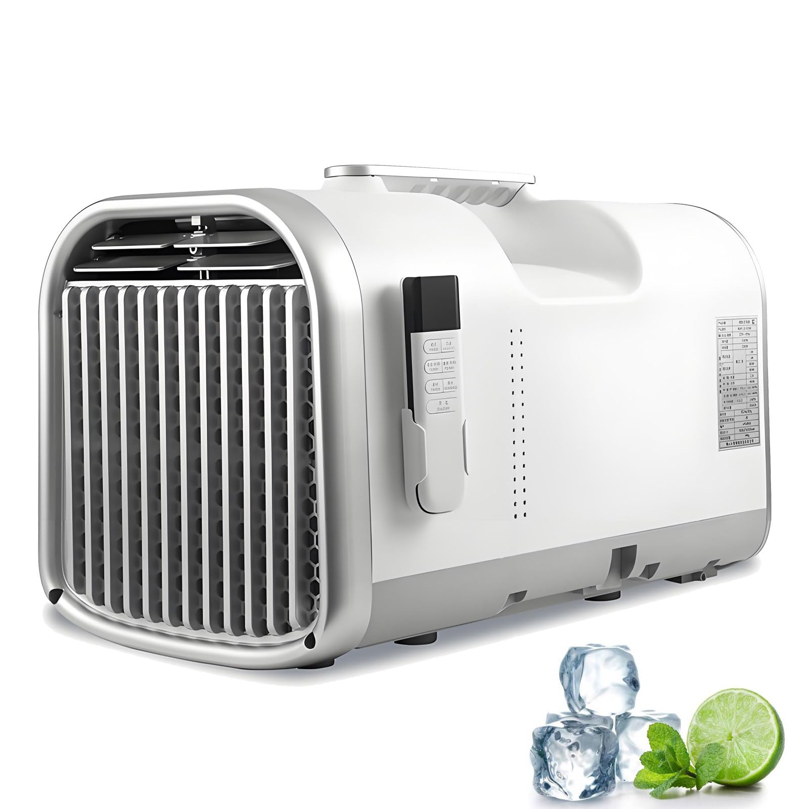 GSHSHOU Portable Air Conditioner for Camping,5100 BTU Tent Air Conditioner Unit,4-in-1 Features,Cooler,Dehumidifier,Fan,Sleep,No-Drain Design Auto-Evaporate,for Motorhome,Travel,Small Room V1