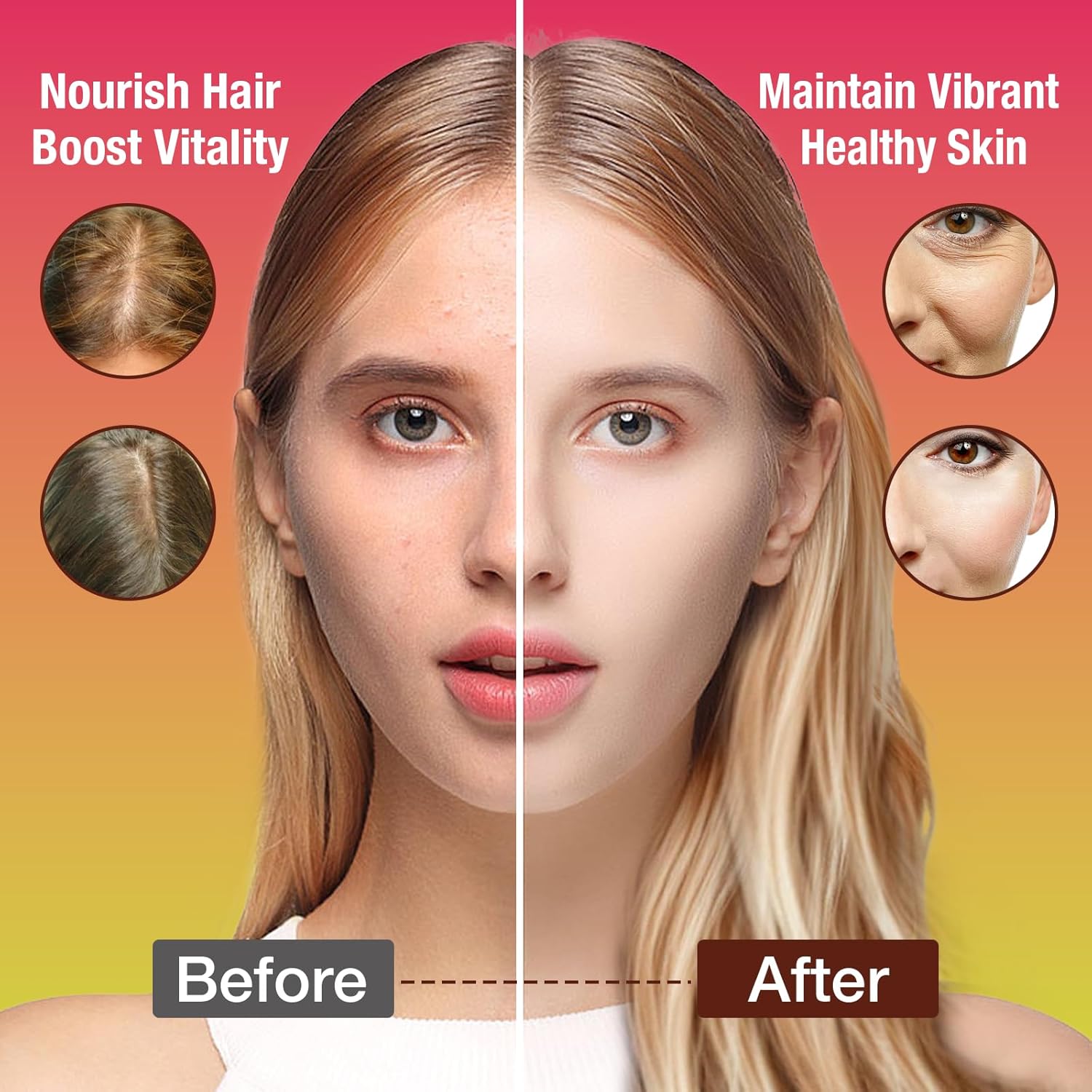 Sugar-Free Pumpkin Seed Oil Gummies with Saw Palmetto for Hair Growth - Organic Supplement for Skin Health & Prostate Support - High-Purity Extract for Women & Men, Raspberry Flavor, 60 Count - Image 4