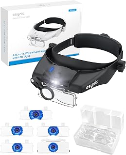 Lupa de Cabeça LED 3X com Suporte Ajustável