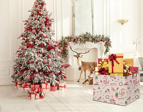 Miniatura 200 de Cesta de almacenamiento rectangular con asas, cesta de almacenamiento plegable, caja de libros, cesta de regalo (calabaza enojada)