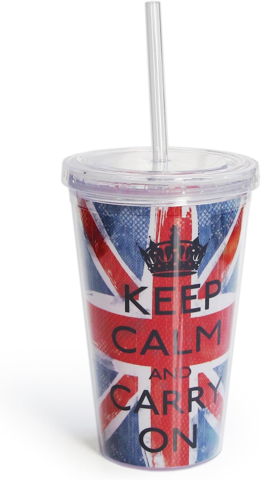 Louise Carey Sippy Cup with Straw, Keep Calm