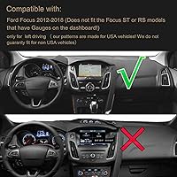 Vista 35 de SPEEDWOW Dashboard Dash Board Cover Mat Carpet Compatible with F150 2004-2008
