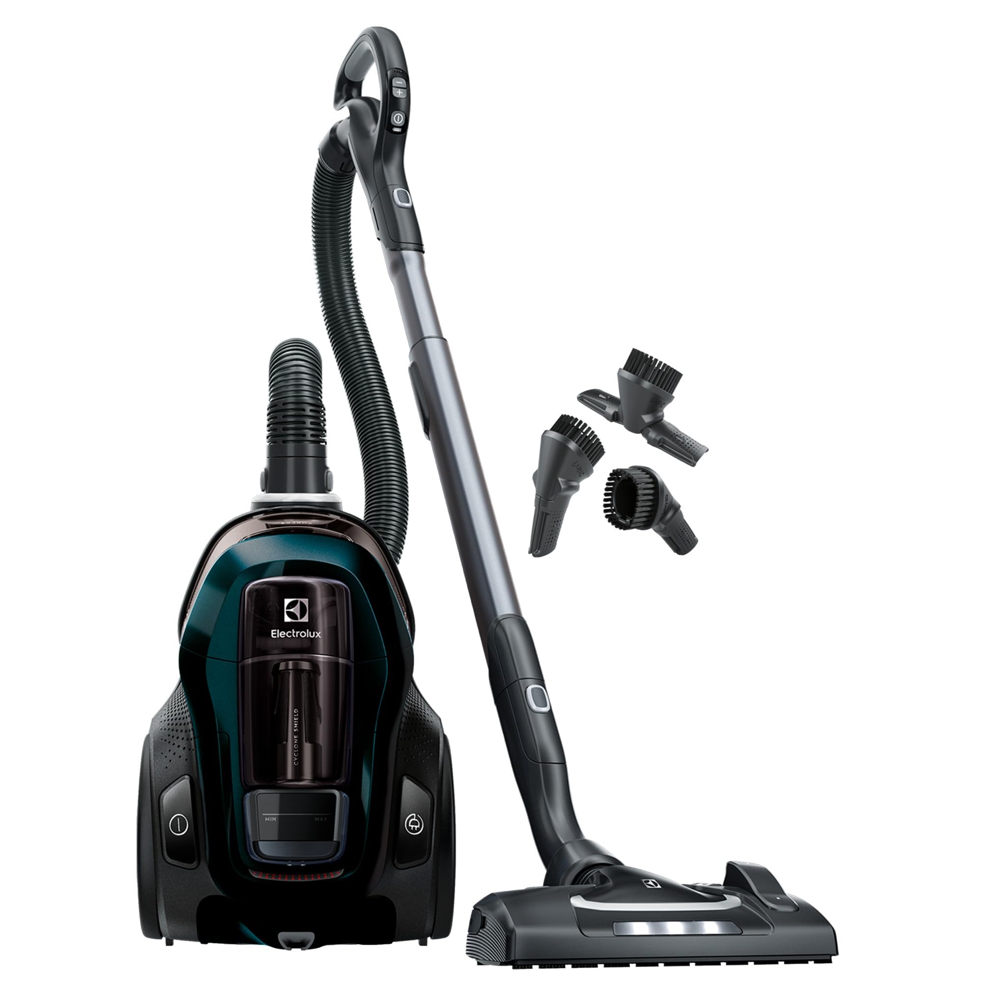 Electrolux Pure C9 PC91-8STM Toz Torbasız Elektrikli Süpürge | 7 Kademeli Filtrasyon, Ömür Boyu Kullanımlı Filtre, Kolay Boşaltılabilir Hazne, PureFlow Silent System | 10 Yıl Motor Garantisi