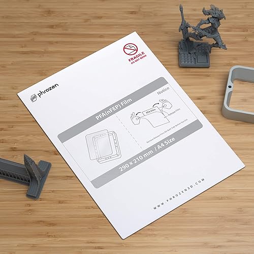 Miniatura 6 de phrozen Película PFA (nFEP) - A4  8.268 x 11.417 in (3 piezasjuego) + escáner 3D de rango Revopoint Paquete de escáner de gran formato