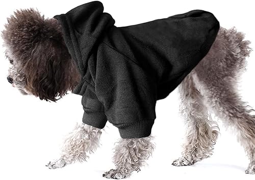 Miniatura 84 de Jecikelon - Sudadera con capucha y bolsillos, cálida para invierno, para perros pequeños, ropa de abrigo para chihuahuas, disfraz para cachorros