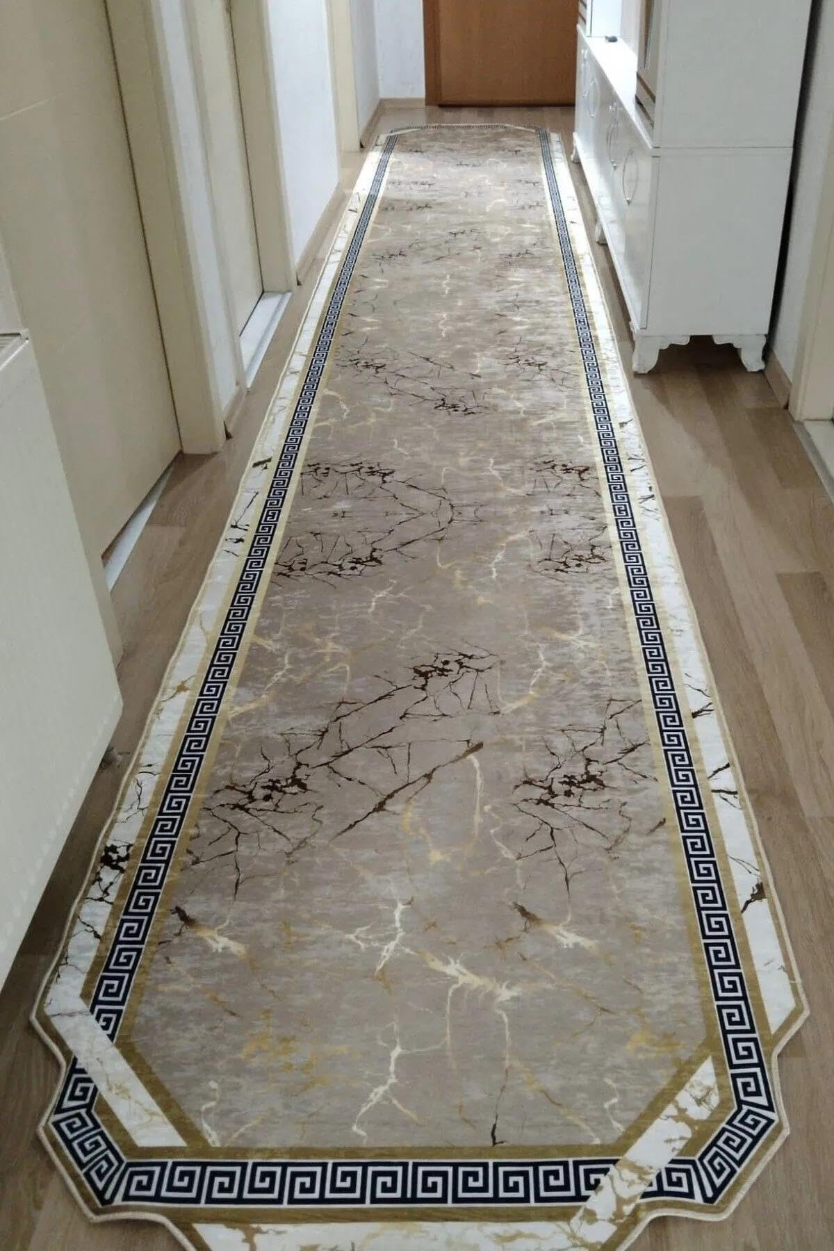 Monnhein Çok Renkli Yolluk Özel - Yıkanabilir, Kaymaz Taban, Dijital Baskılı, Leke Tutmaz, İnce Hav, Modern Koridor, Mutfak, Antre ve Salon için Dekoratif Yolluk