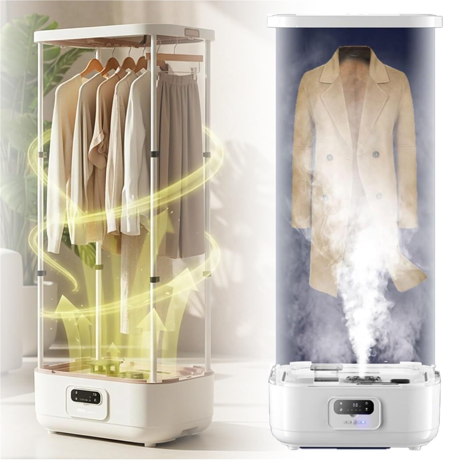 Machine automatique d'entretien du linge pliable avec télécommande