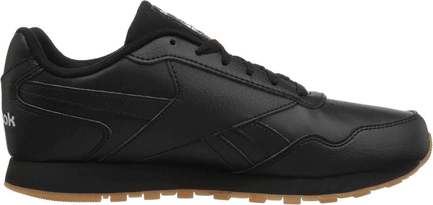 Reebok Women Classic Harman Run Sneaker, Black/Steel/Gum, 9.5