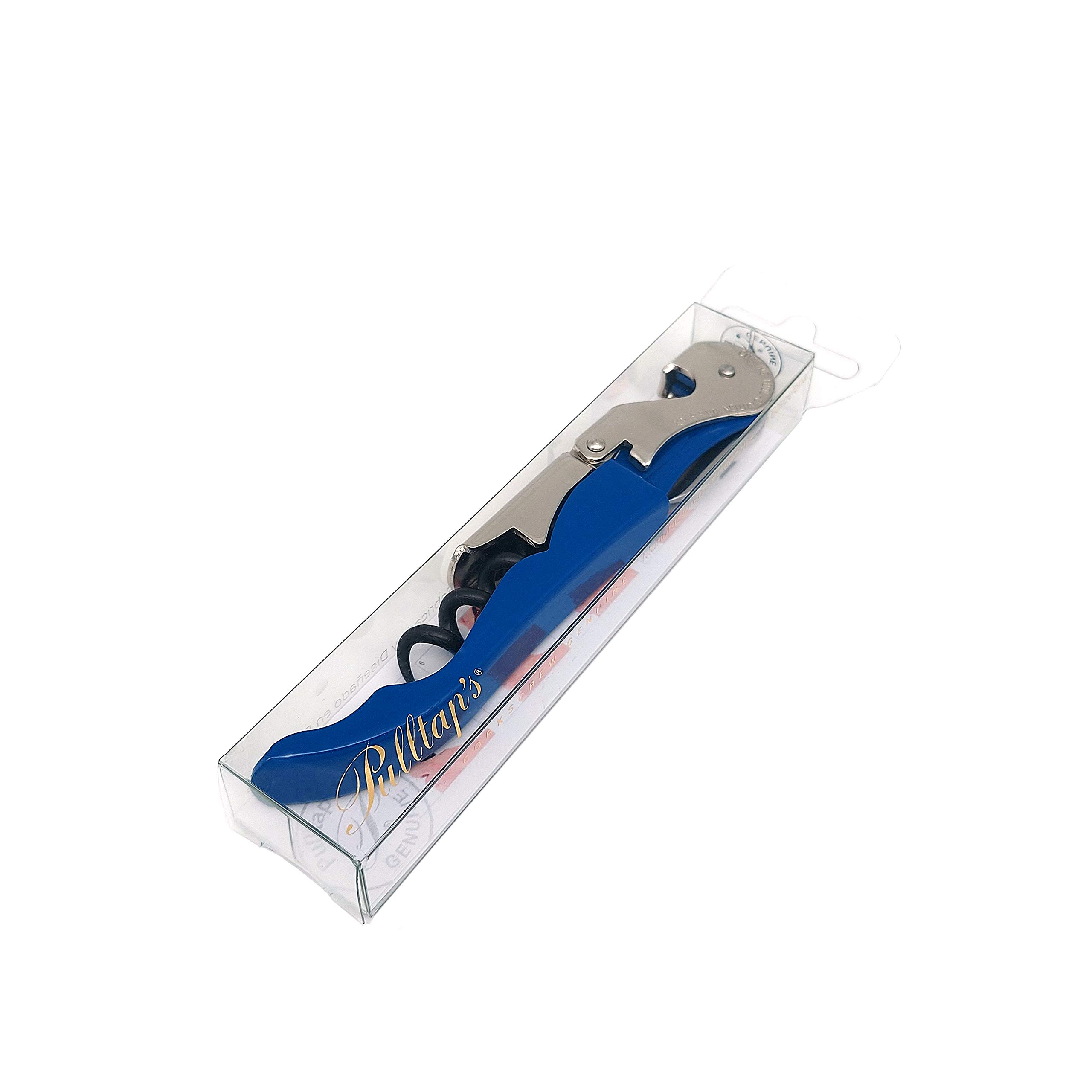 Pulltap's Tire-bouchon classique 500 en forme de clé pour bouteille de vin (Azul – Bleu)