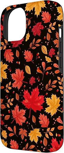 Miniatura 5 de iPhone 11 Pro Halloween Pattern Fall Leaves Pattern - Funda de la temporada de otoño