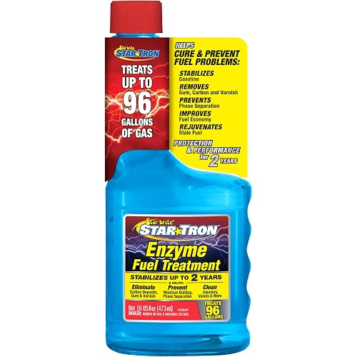 Star Tron Enzyme Fuel Treatment - Small Engine Formula – Gas Additive Rejuvenates & Stabilizes Old Gasoline - Cures & Prevents Ethanol Problems
