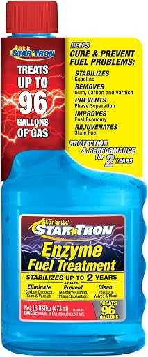 Star Tron Enzyme Fuel Treatment - Small Engine Formula – Gas Additive Rejuvenates & Stabilizes Old Gasoline - Cures & Prevents Ethanol Problems