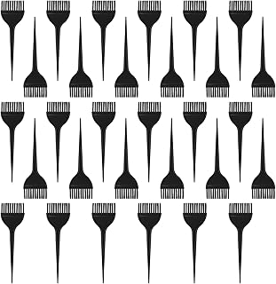 30 PCS Hair Dye Brush, Professional Hair Dye Color Brush Hair Dye Applicator Brushes Hair Tint Brush for Salon Home Use DIY Dyeing (Black)
