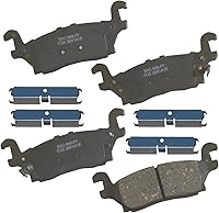 Vista 182 de Pastillas de freno traseras cerámicas Bendix Premium SBC1337 para Cadillac CTS 2014-2008, SRX 2016-2010, Chevrolet Camaro 2015-2010, Saab 9-4X 2011
