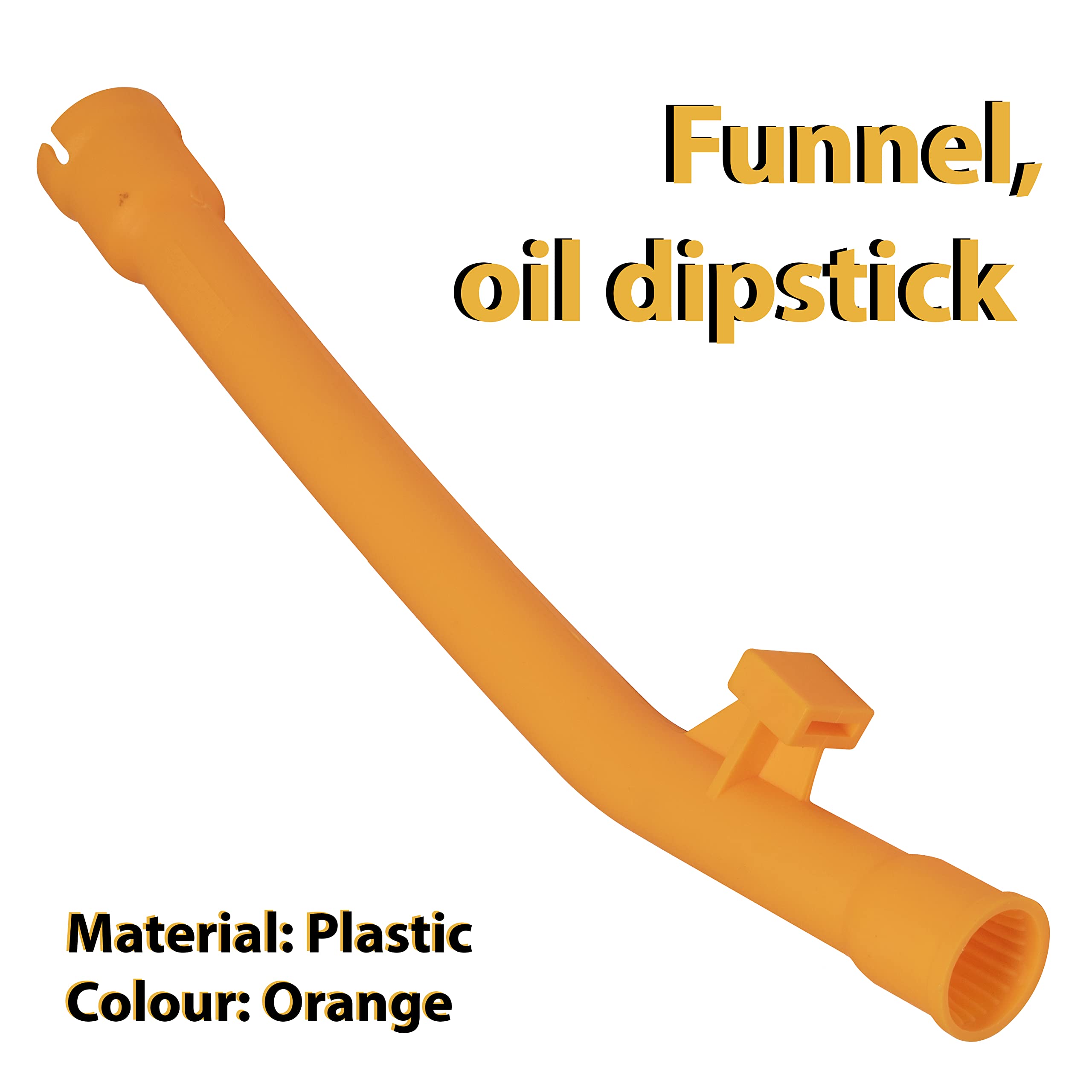 AERZETIX C66351 Entonnoir Jauge Niveau Huile Plastique Compatible OE 06A 103 663B