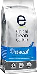 Ethical Bean Fairtrade Organic Coffee, Decaf Dark Roast, Whole Bean Coffee