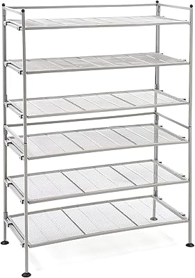 HOUSE DAY 5-stufiges Schuhregal Matte Shoe Storage Organizer