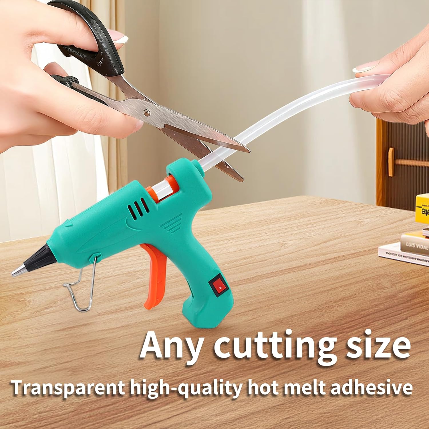 Mini Hot Glue Sticks – Long 3FT, 0.27" Diameter – All Temperature Compatible for Mini Glue Guns Widely Used in for DIY Crafts, Home Repairs, Fabric, Wood, Plastic (10)
