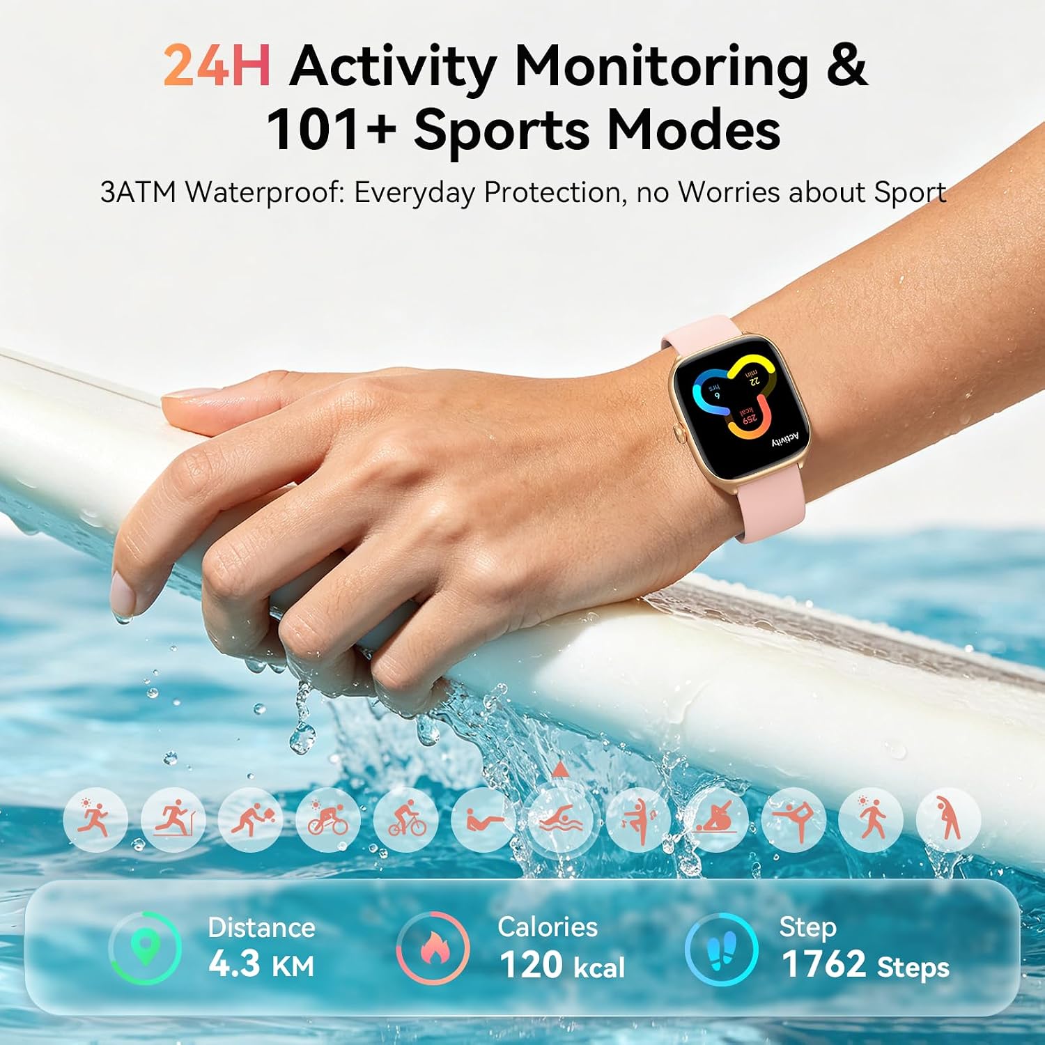 Gydom Smart Watch for Women Men, Bluetooth Call, 40mm AMOLED Fitness Watch 8 71Fr7Z4mDZL. AC SL1500