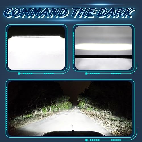 Miniatura 4 de Barra de luz LED de 40 pulgadas, barra de luz Niwaker UTV de 216 W, luces de conducción todoterreno de haz de inundación, luces de trabajo, barra de