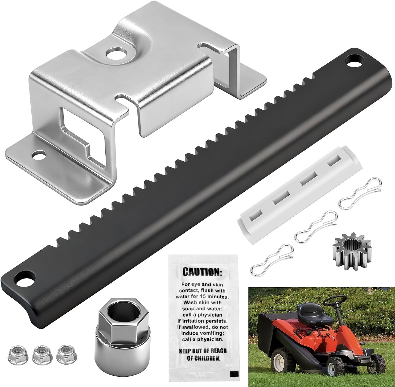 753-11064B CR12 Steering Service Kit for Cub Cadet CC30 CC30H CC30E Hydro Mini Riders/MTD Columbia CR30 / Craftsman R1000 Lawn Tractor, Replaces 783-06988A, 753-11064A, 783-07239A