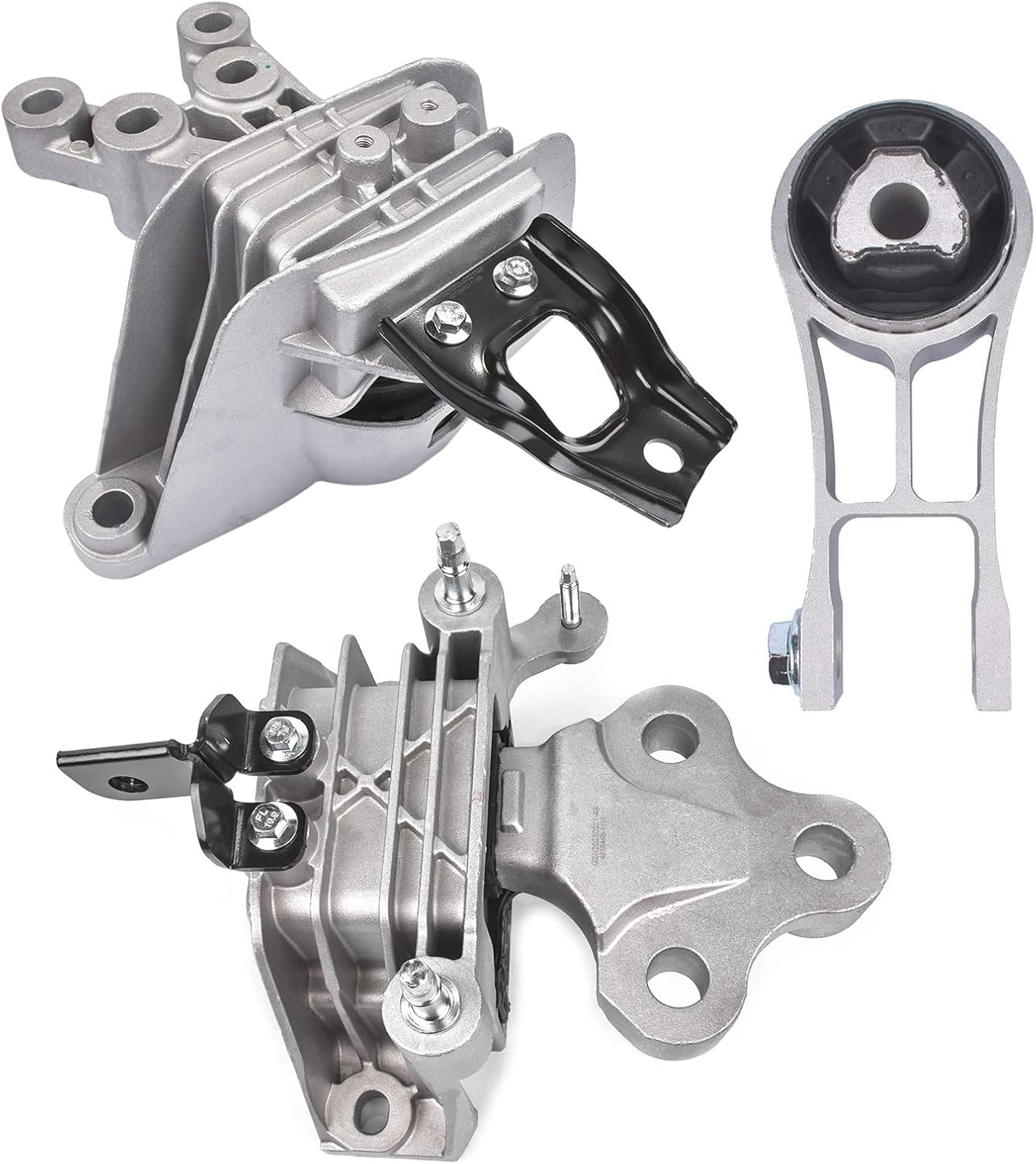 Engine Motor & Transmission Mount Set Replacement for 2017-2021 Chrysler Pacifica Voyager 3.6L V6 68224746AD, 68224742AD, 68485537AA