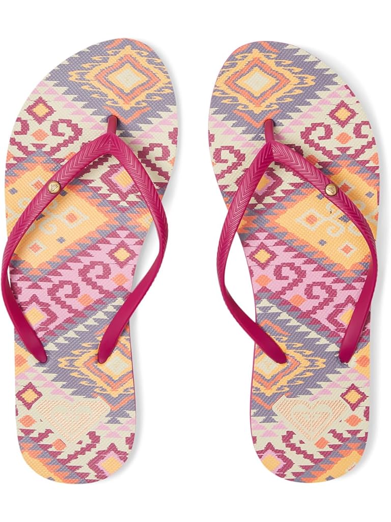 Purple Roxy Bermuda Print