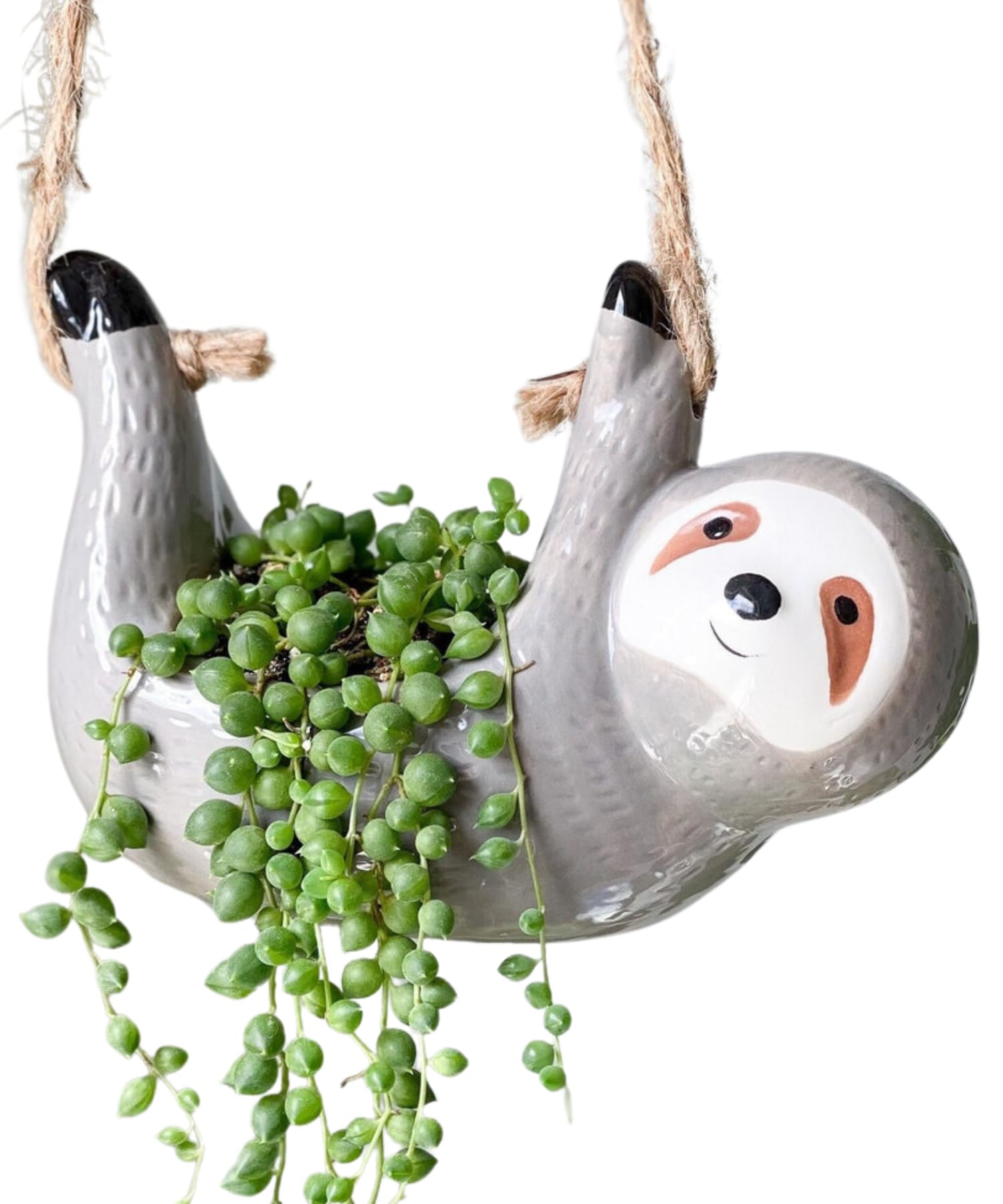 AIPOGOOIN Sloth Hanging Planter