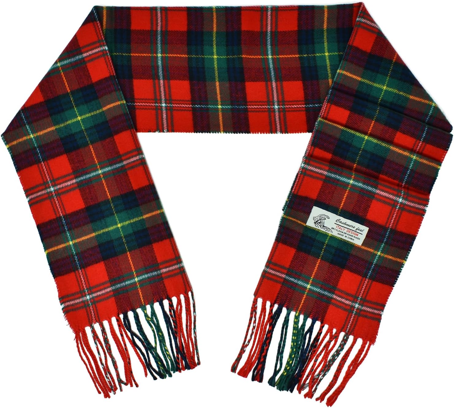 Glory Max Scottish Stewart Tartan Plaid Luxurious Winter Scarf Soft Cashmere Feel 72"x12" - Image 3