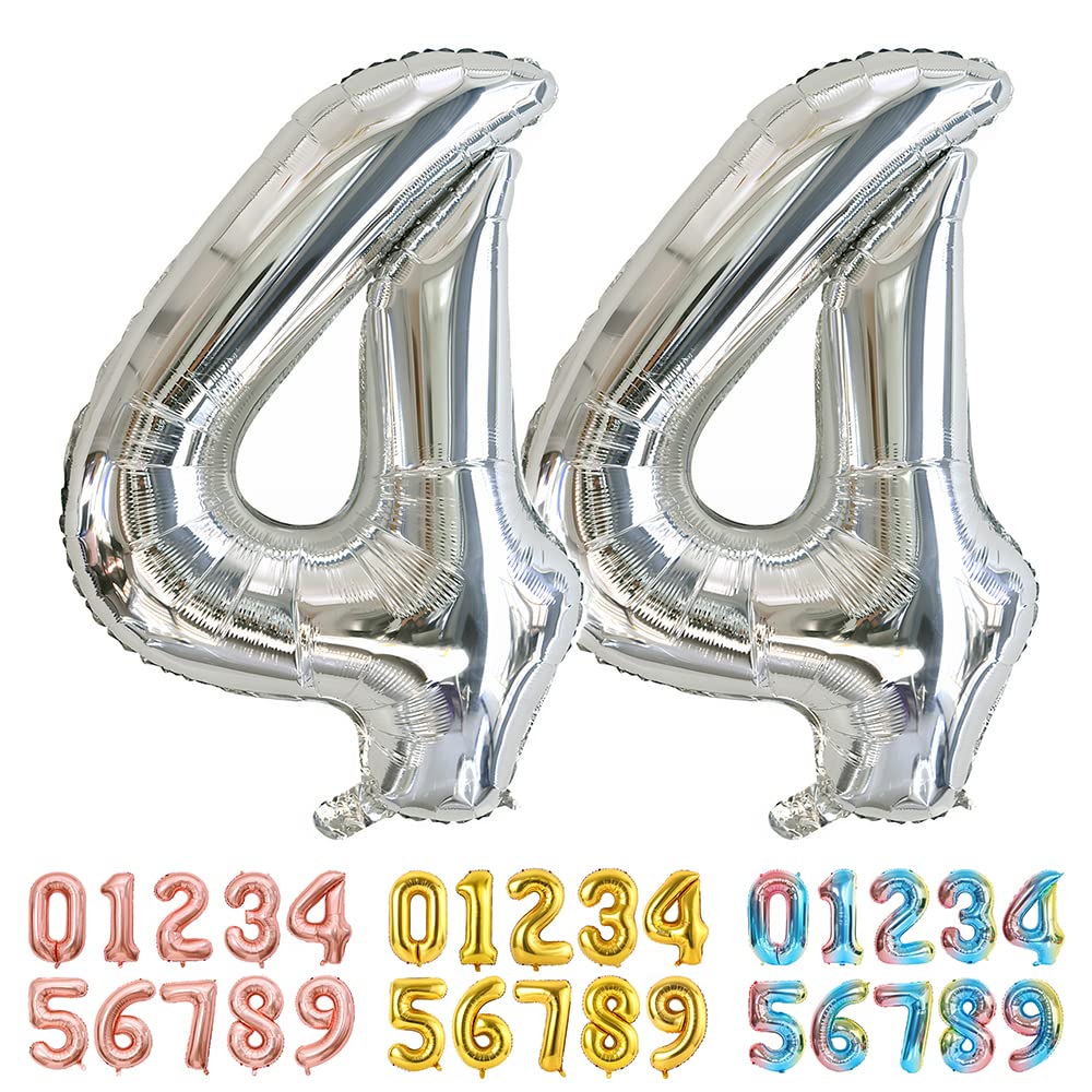 Foil Globo Número 5 Azul 40" (101cm), Inflable Helio o aire, Gigante Numeros 0-9, 10-19, 20-29, 30-100, Grande Globos Decoración para La Boda Aniversario y Cumpleaños Fiestas — view 159