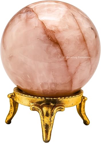 Vista 162 de Amazing Gemstone Black Tourmaline Crystal Ball with Stand - 2" Inches Crystal Sphere Meditation Balls for Witchcraft and Decorative Balls