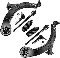 Vista 1117 de Detroit Axle - Kit de suspensión frontal de 8 piezas para Dodge Journey 2009-2015, 2 brazos de control inferiores, 2 rótulas, 2 varillas