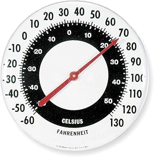 Analog Thermometer, -60 to 120 Degree F