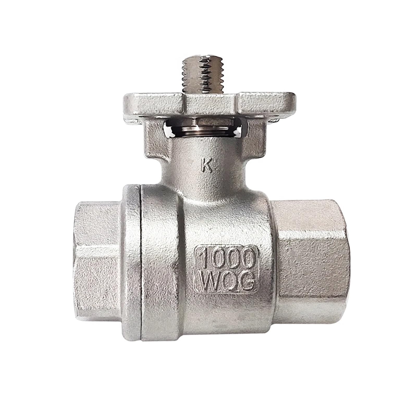 Vanne à boisseau sphérique 3/4 filetée BSP pour actionneur électrique gaz et eau