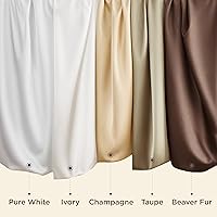 Vista 251 de Bedsure Fundas de almohada de satén, similares a las fundas de almohada de seda tamaño Queen, juego de 2, fundas de almohada para mujeres que