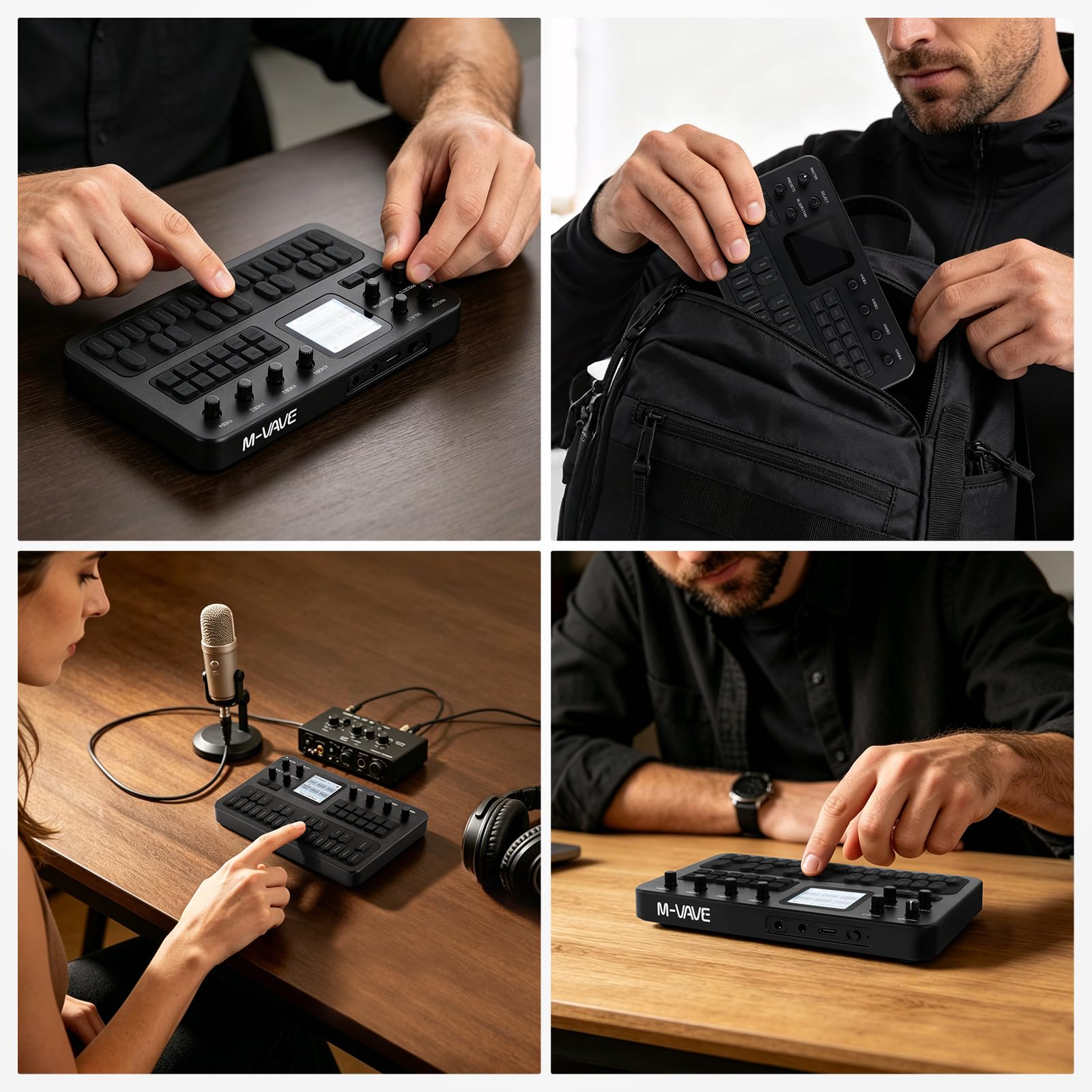 Amazon.com: M-VAVE Wireless Portable FM Synthesizer with Built-in