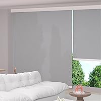Vista 21 de MYshade - Persianas enrollables opacas personalizadas con cordón para ventanas, tela impermeable, fáciles de instalar