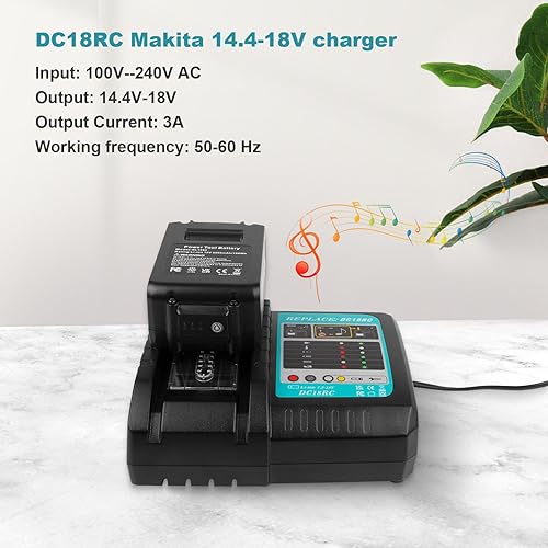 Miniatura 5 de Cargador de batería rápido DC18RC DC18RD DC18RA para Makita Tools 14.4V-18V LXT Batería de iones de litio BL1815 BL1820 BL1830 BL1850 BL1860 BL1840