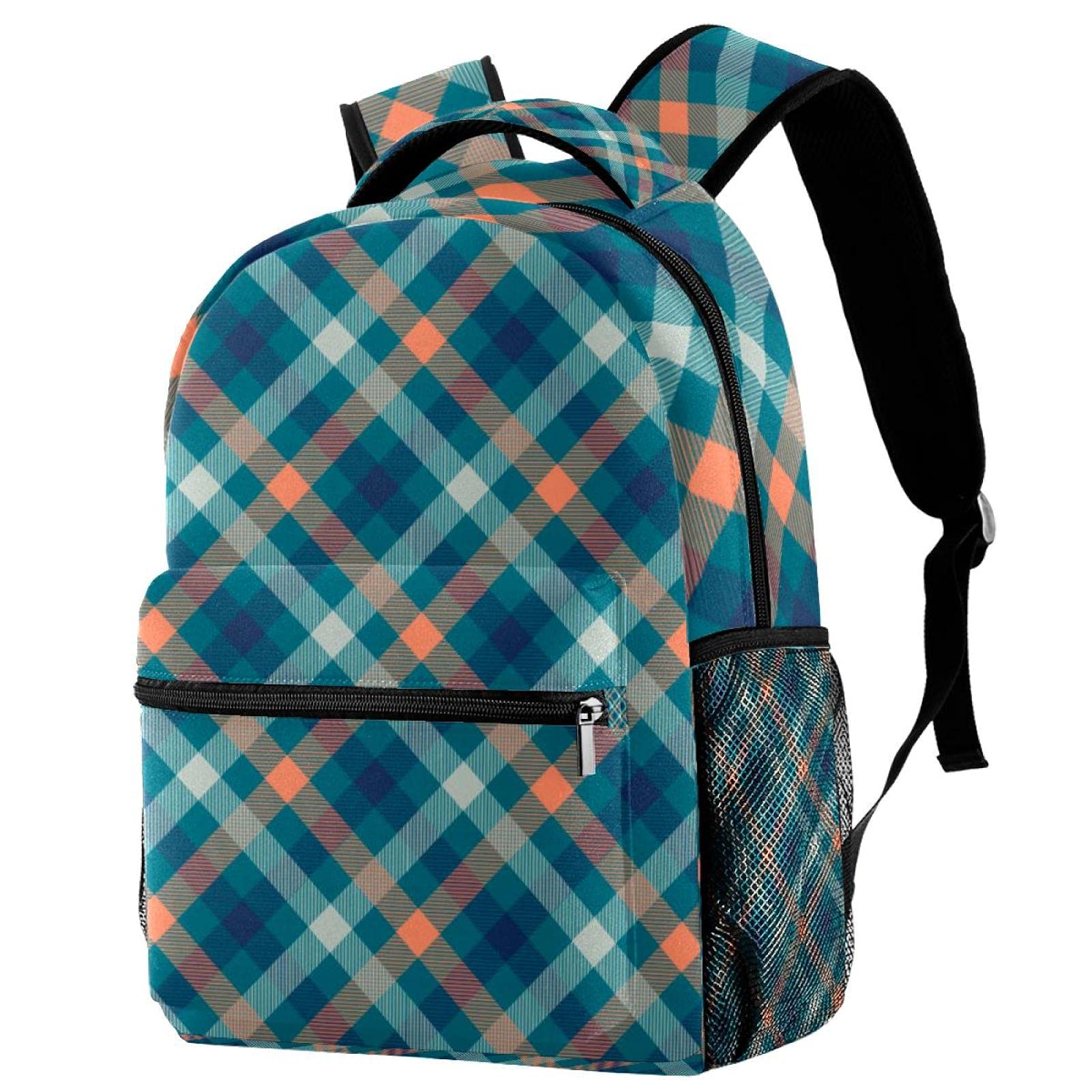 Sac à dos décontracté protégeant votre laptoptop avec style bleu multicolore