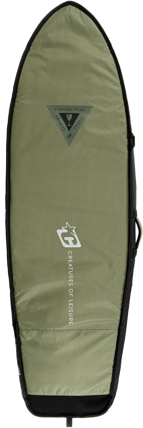 Creatures of Leisure 2023 Fish Double DT2.0 Boardcover, 10mm Foam Protection, Diamond Tech 2.0, Marine Grade Zips, Aero Mesh Ventilation, 7'6"