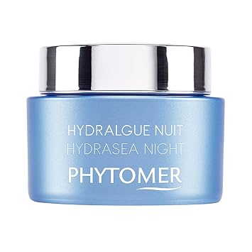 Phytomer Hydrasea Moisturizing Night Cream 50 ml, | Intensely Nourishing Face Moisturizer, Plumps and Hydrates Dry Skin, Anti Aging Overnight Cream